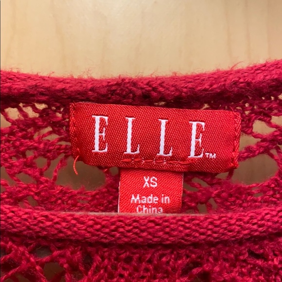 Red Elle long sleeve - Picture 2 of 4